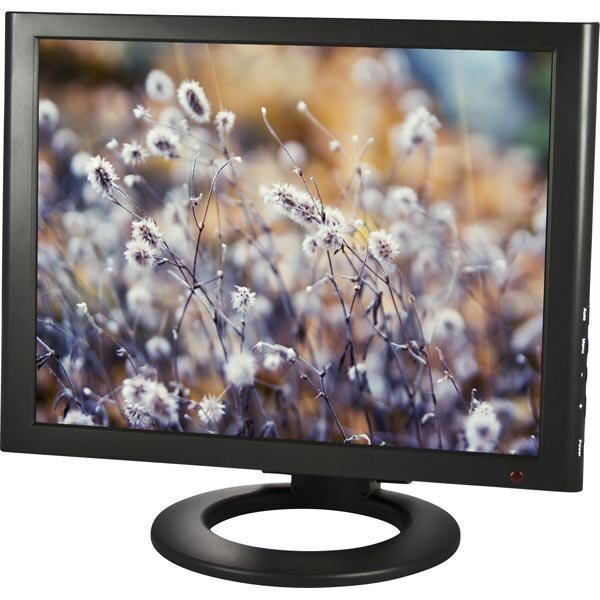 15 TFT-värinäyttö ääni HDMI VGA musta"