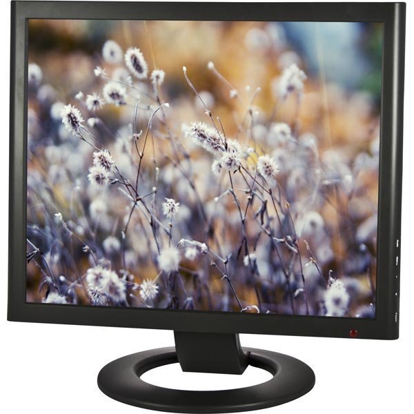19 TFT-värinäyttö ääni HDMI VGA BNC musta"