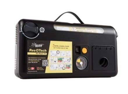 Airman ResQ Tech ilmakompressori ja 440ml korjausneste
