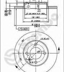 Brembo Jarrulevy