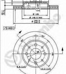 Brembo Jarrulevy