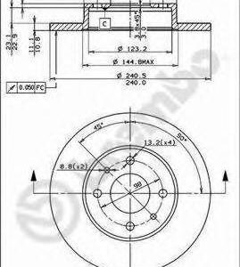 Brembo Jarrulevy