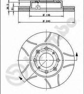 Brembo Jarrulevy