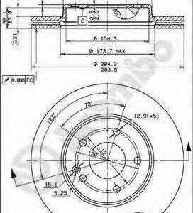 Brembo Jarrulevy