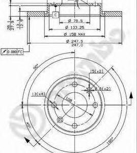 Brembo Jarrulevy