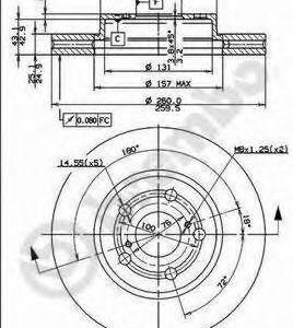Brembo Jarrulevy