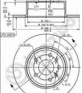 Brembo Jarrulevy