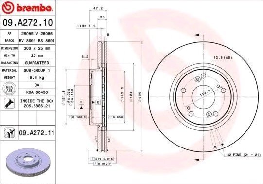 Brembo Jarrulevy