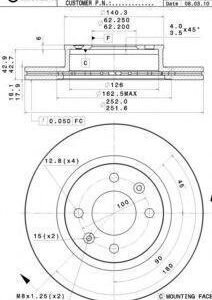 Brembo Jarrulevy
