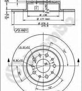 Brembo Jarrulevy