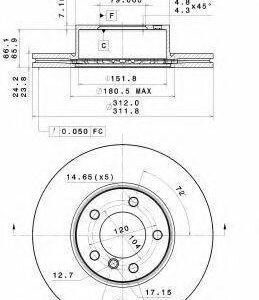 Brembo Jarrulevy