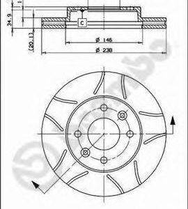 Brembo Jarrulevy