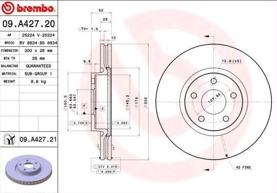 Brembo Jarrulevy