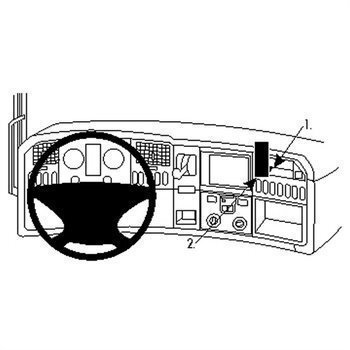 Brodit 213474 Kiinnitysalusta Scania R-series 10-16