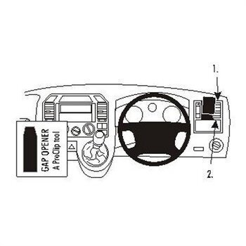 Brodit 603278 ProClip Volkswagen Caravelle 04-09