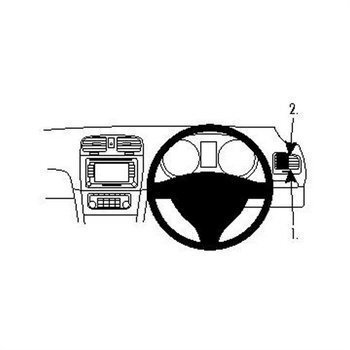 Brodit 604262 ProClip Volkswagen Golf VI 09-12