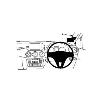 Brodit 604726 ProClip Mercedes Benz B-Class 12-16