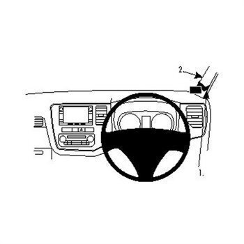 Brodit 604818 ProClip Mitsubishi Outlander 13-16