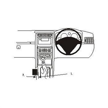 Brodit 633434 ProClip Peugeot 407 04-10