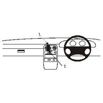 Brodit 652093 ProClip Mazda MX 5 89-93