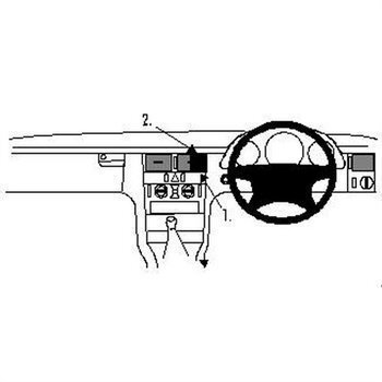Brodit 652198 ProClip Mercedes Benz E-Class