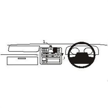 Brodit 652297 ProClip Toyota HiAce 96-12