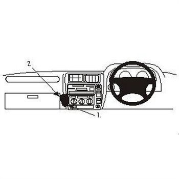 Brodit 652401 ProClip Toyota Prado 97-02