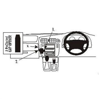 Brodit 652603 ProClip Nissan Patrol 98-10