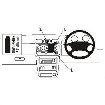 Brodit 652604 ProClip Nissan Micra 98-02