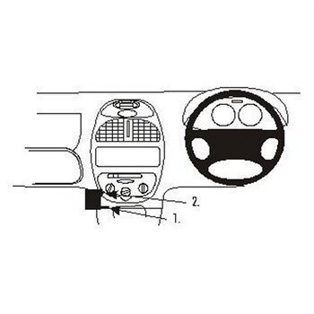 Brodit 652675 ProClip Peugeot 206 99-08