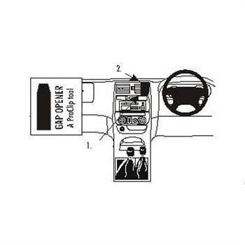 Brodit 652794 ProClip Nissan Terrano II 00-06
