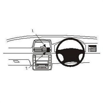 Brodit 652835 ProClip Volkswagen Sharan 01-10