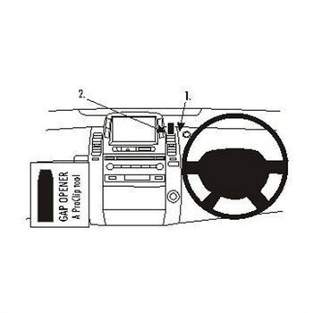Brodit 653437 ProClip Toyota Prius 04-09
