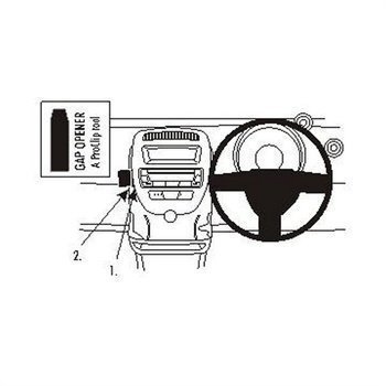 Brodit 653717 ProClip Citroen C1 06-14