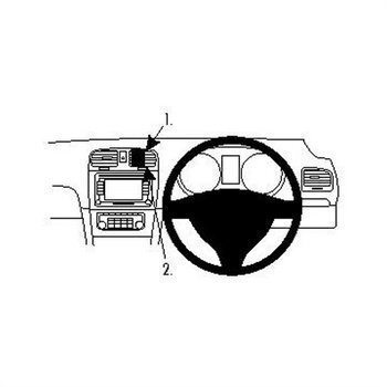 Brodit 654260 ProClip Volkswagen Golf VI 09-12