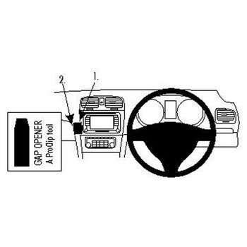 Brodit 654261 ProClip Volkswagen Golf VI 09-12
