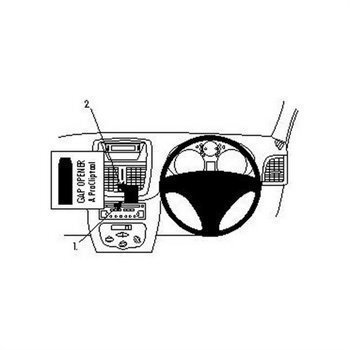 Brodit 654341 ProClip Peugeot 206+ 09-13