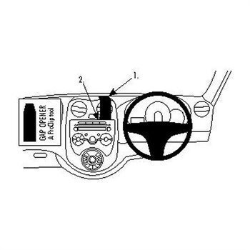 Brodit 654629 ProClip Nissan Micra 11-14
