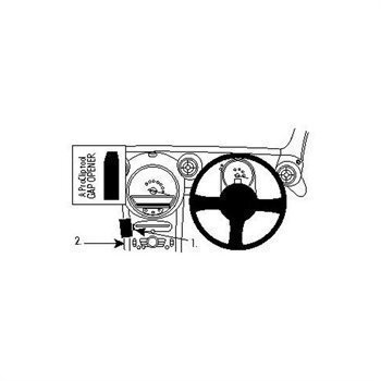 Brodit 654662 ProClip Mini Cooper Country Man 10-16