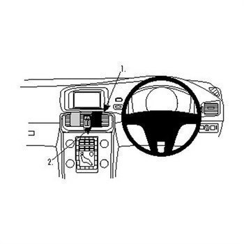 Brodit 654861 ProClip Volvo V40 13-17