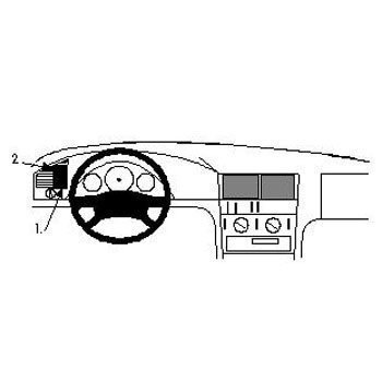 Brodit 802345 ProClip Mercedes Benz C-Class (180-320) 93-99