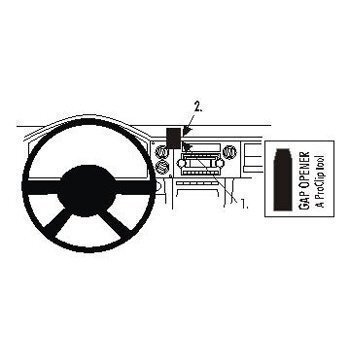 Brodit 853701 ProClip Jeep Commander 06-10
