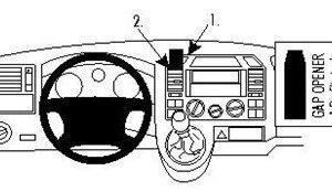 Brodit 853992 ProClip Volkswagen Caravelle 04-09