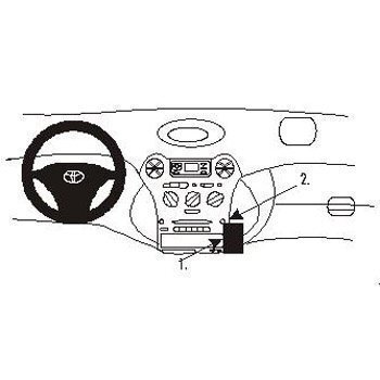 Brodit ProClip Toyota Yaris 99-02