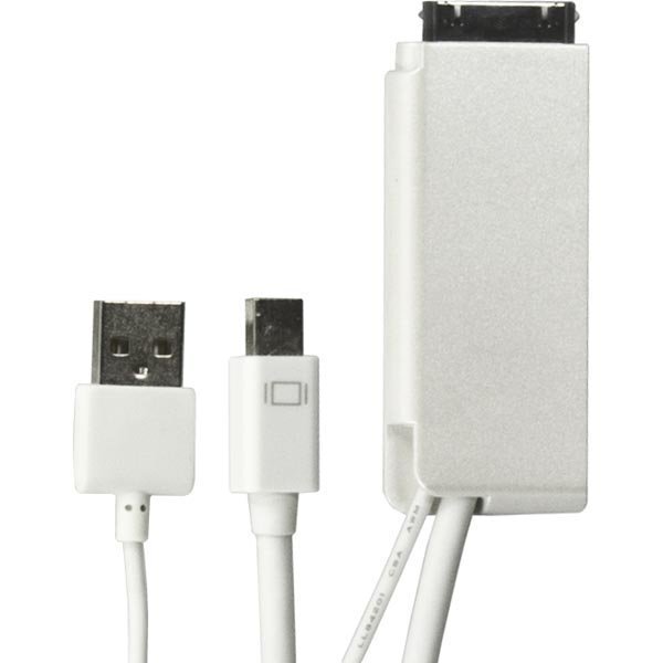 GeChic kaapeli mini DisplayPortti USB -> ON-LAP 15 6 1m valkoinen"