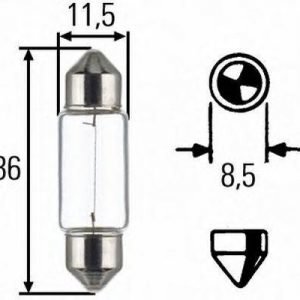 Hella Polttimo Rekisterikilvenvalo