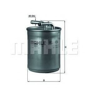 Mahle Original Polttoainesuodatin