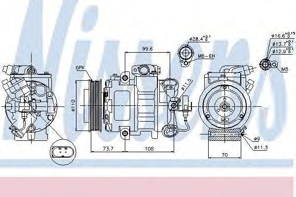 Nissens Kompressori Ilmastointilaite