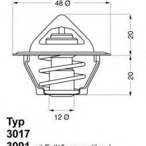 Wahler Termostaatti Jäähdytysneste