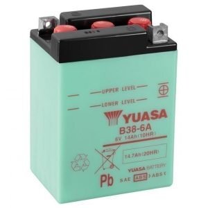 Yuasa B38-6A 13Ah Conventional 6V Käynnistysakku